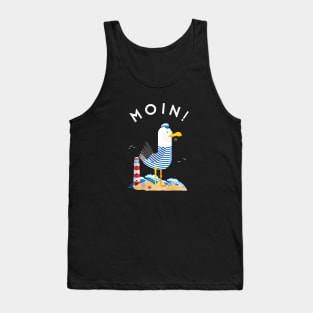 Moin Möwe Kapitän Norddeutschland Tank Top